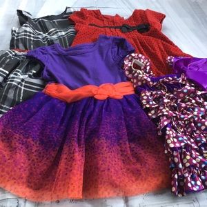 Lot of 4 Baby Girls Dresses/romper 18T